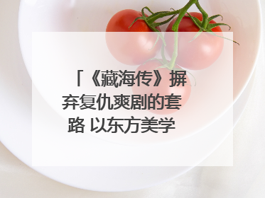 《藏海传》摒弃复仇爽剧的套路 以东方美学书写家国情怀