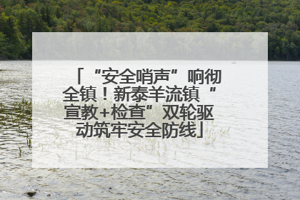 “安全哨声”响彻全镇！新泰羊流镇“宣教+检查”双轮驱动筑牢安全防线