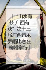 “山水有梦 广西有戏”第十三届广西音乐舞蹈比赛在柳州举行