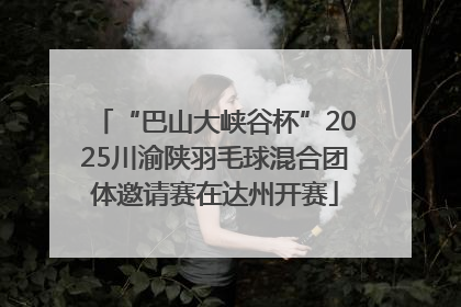 “巴山大峡谷杯”2025川渝陕羽毛球混合团体邀请赛在达州开赛