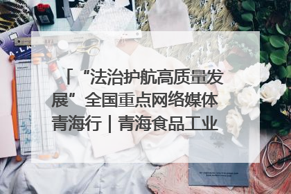 “法治护航高质量发展”全国重点网络媒体青海行｜青海食品工业协会：架起“青字号”美食的产业化桥梁