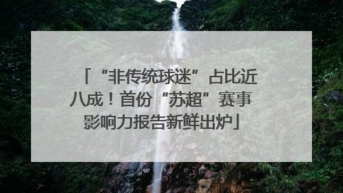 “非传统球迷”占比近八成！首份“苏超”赛事影响力报告新鲜出炉