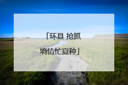 环县 抢抓墒情忙夏种