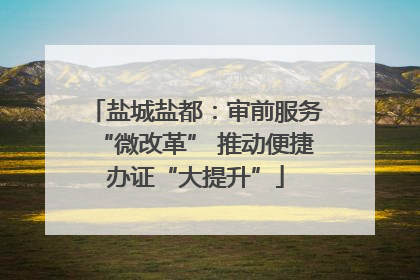 盐城盐都：审前服务“微改革” 推动便捷办证“大提升”