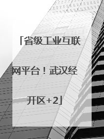 省级工业互联网平台！武汉经开区+2
