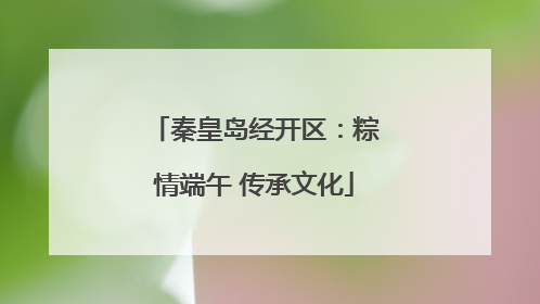 秦皇岛经开区：粽情端午 传承文化