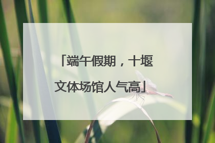 端午假期，十堰文体场馆人气高
