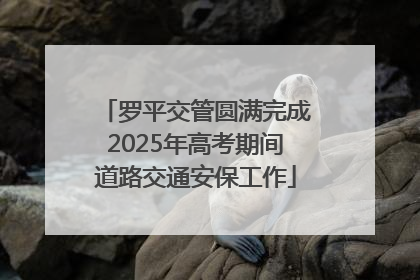 罗平交管圆满完成2025年高考期间道路交通安保工作