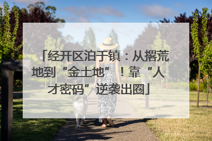 经开区泊于镇：从撂荒地到“金土地”！靠“人才密码”逆袭出圈