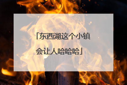 东西湖这个小镇会让人哈哈哈