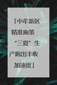 中牟新区精准施策 “三夏”生产跑出丰收加速度