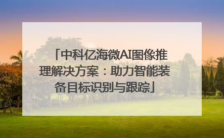 中科亿海微AI图像推理解决方案：助力智能装备目标识别与跟踪