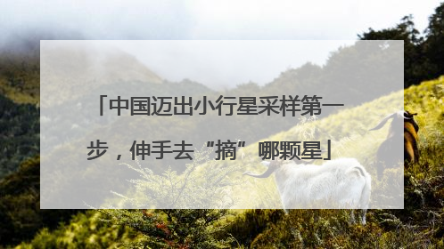 中国迈出小行星采样第一步，伸手去“摘”哪颗星