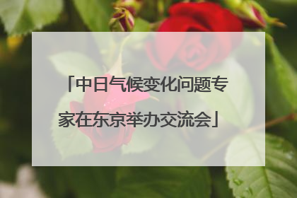 中日气候变化问题专家在东京举办交流会