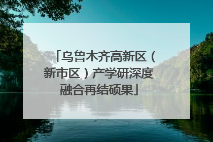 乌鲁木齐高新区（新市区）产学研深度融合再结硕果