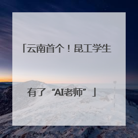 云南首个！昆工学生有了“AI老师”