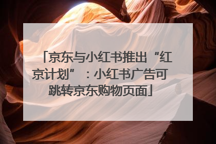 京东与小红书推出“红京计划”：小红书广告可跳转京东购物页面