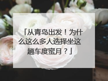 从青岛出发！为什么这么多人选择坐这趟车度蜜月？