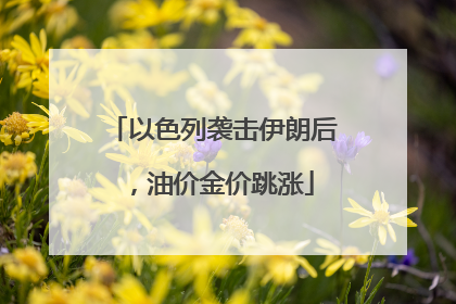 以色列袭击伊朗后，油价金价跳涨