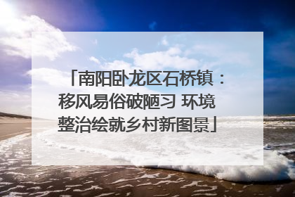南阳卧龙区石桥镇：移风易俗破陋习 环境整治绘就乡村新图景