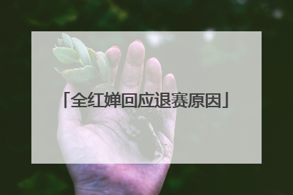全红婵回应退赛原因