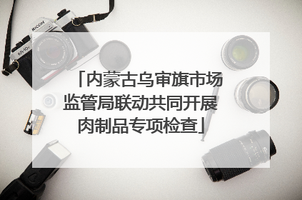 内蒙古乌审旗市场监管局联动共同开展肉制品专项检查
