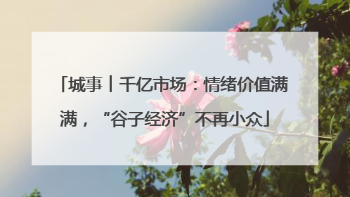 城事︱千亿市场：情绪价值满满，“谷子经济”不再小众