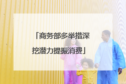 商务部多举措深挖潜力提振消费