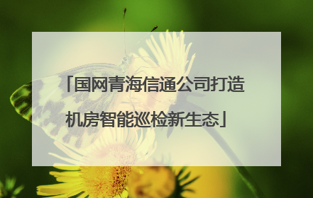 国网青海信通公司打造机房智能巡检新生态