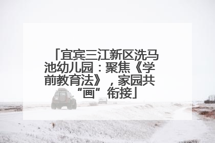 宜宾三江新区洗马池幼儿园：聚焦《学前教育法》，家园共“画”衔接