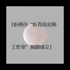 忻州市“忻青苗名师工作室”揭牌成立