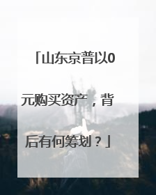 山东京普以0元购买资产，背后有何筹划？