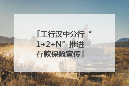 工行汉中分行“1+2+N”推进存款保险宣传