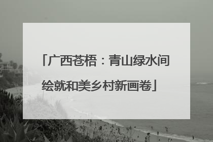 广西苍梧：青山绿水间绘就和美乡村新画卷