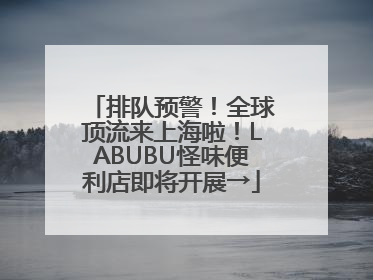 排队预警！全球顶流来上海啦！LABUBU怪味便利店即将开展→