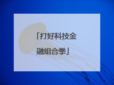 打好科技金融组合拳