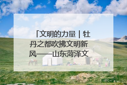 文明的力量｜牡丹之都吹拂文明新风——山东菏泽文明创建一线见闻