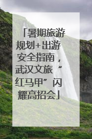 暑期旅游规划+出游安全指南，武汉文旅“红马甲”闪耀高招会