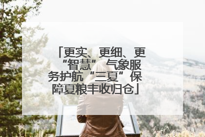 更实、更细、更“智慧” 气象服务护航“三夏”保障夏粮丰收归仓