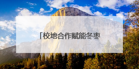 校地合作赋能冬枣产业持续稳定发展