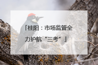 桂阳：市场监管全力护航“三考”
