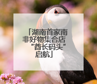 湖南首家南非好物集合店“酋长码头”启航