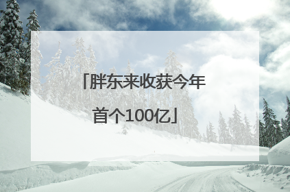 胖东来收获今年首个100亿