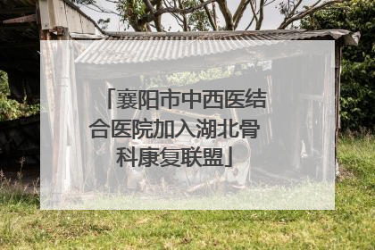 襄阳市中西医结合医院加入湖北骨科康复联盟
