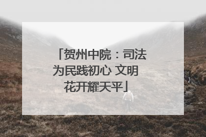 贺州中院：司法为民践初心 文明花开耀天平
