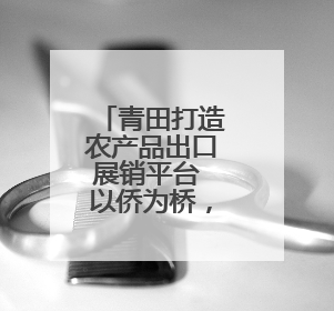 青田打造农产品出口展销平台 以侨为桥，浙农优品越洋出海