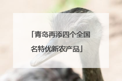 青岛再添四个全国名特优新农产品