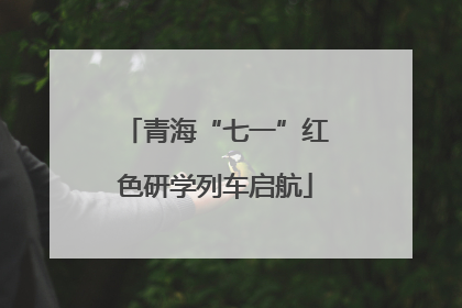 青海“七一”红色研学列车启航