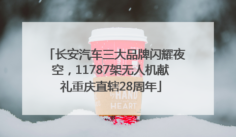 长安汽车三大品牌闪耀夜空，11787架无人机献礼重庆直辖28周年