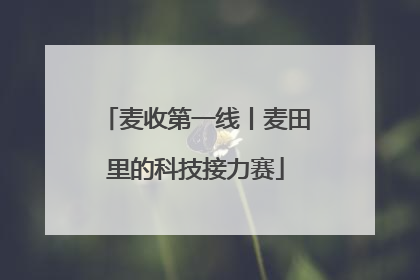 麦收第一线丨麦田里的科技接力赛